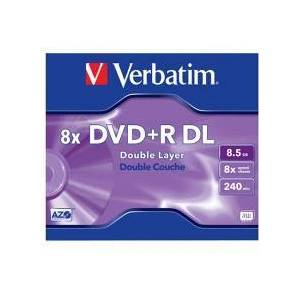 Verbatim DVD+R Dual Layer, двуслоен, 8.5 GB, 8x, AZO покритие, office1_2065260010