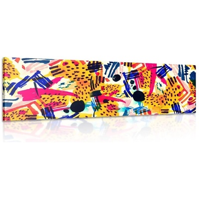 Obraz pop art abstrakce - 150x50