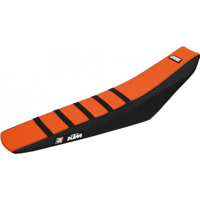 Potah sedla KTM EXC / 98-07 + SX+SXF / 98-06 - barva oranžovo-černá - typ potahu ZEBRA BB1511Z1