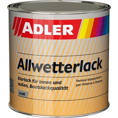 Adler Allwetterlack 0,75 l matný