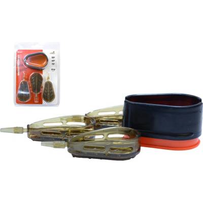 CARP EXPERT - Set krmítek s formičkou Drop Method 50, 60, 70 g 3 ks