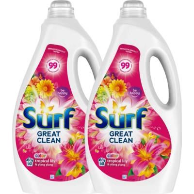 Surf Tropical Lily & Ylang Ylang prací gél 2 x 3 l 60 PD
