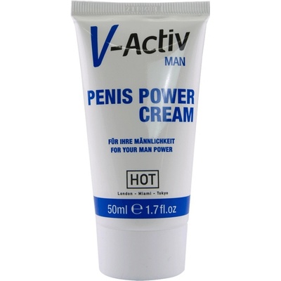 HOT V-ACTIV Penis Power Cream for Men 50ml