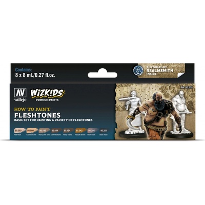 Wizkids Premium paints Fleshtones Vallejo