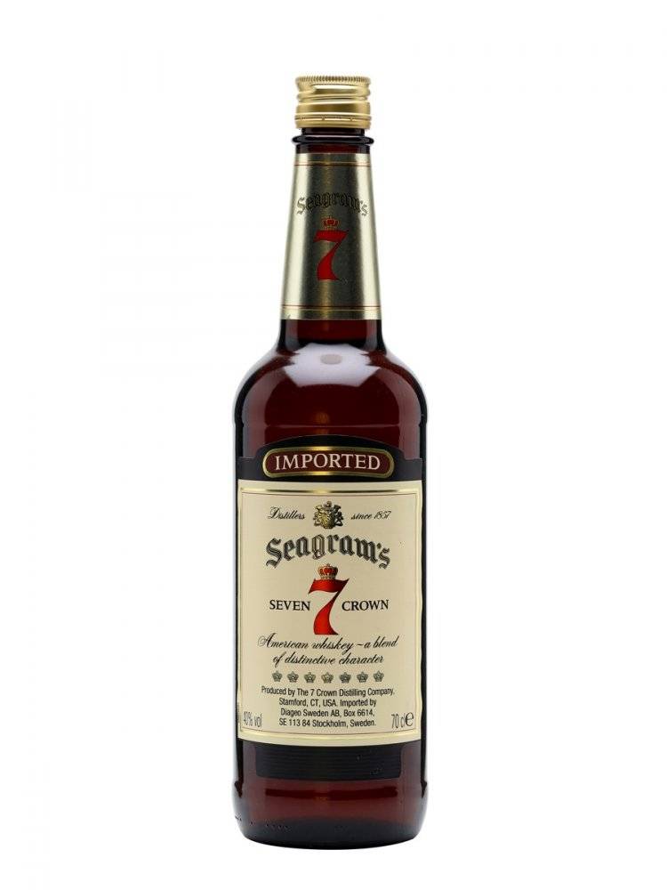 Seagram's Seven Crown 40% 1 l (holá láhev) od 609 Kč - Heureka.cz