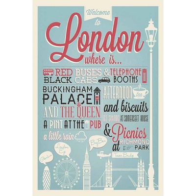 Ceduľa London - Londín