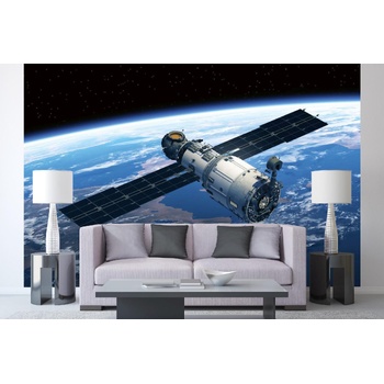DIMEX ART s. r. o Самозалепваща се флизелинова фототапета сателитна космическа станция 375 x 250 см