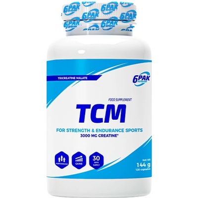 6PAK Nutrition TCM | Tri-Creatine Malate [120 капсули]