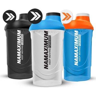 NaMaximum - Shaker NaMaximum 600ml priehľadný 600ml Čierna