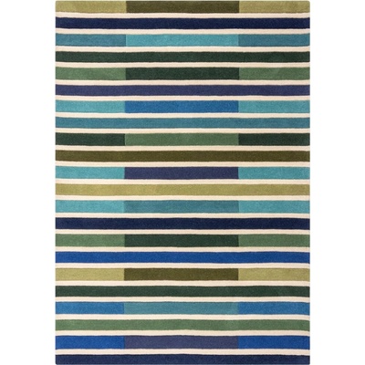 Flair Rugs Illusion Piano Green/Multi Zelená