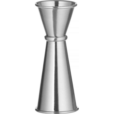 Jigger s kroužkem - stříbrný - Ø43x(V)110 mm | Bar Up%