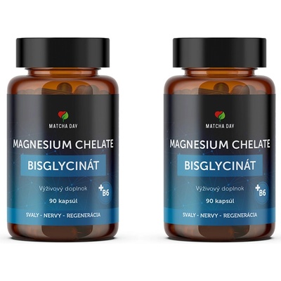 MatchaDay Magnézium chelát bisglycinát + B6 180 kapsúl