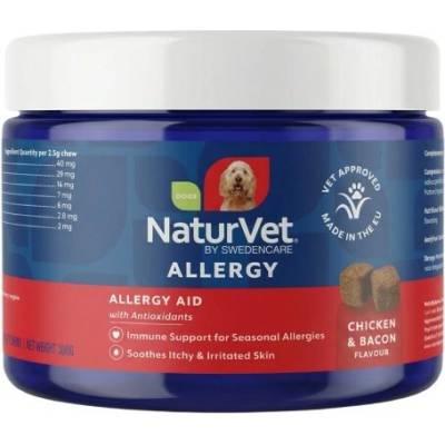 NaturVet ALLERGY Aid with Antioxidants 120ks