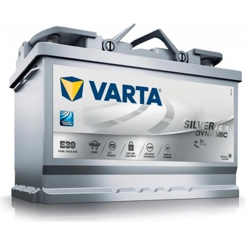 VARTA E39 Silver Dynamic AGM 70Ah 760A right+ (570 901 076) от 313,69 лв.  Автомобилни акумулатори 