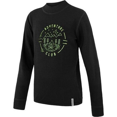 Sensor Merino DF Club LS Kids Čierna