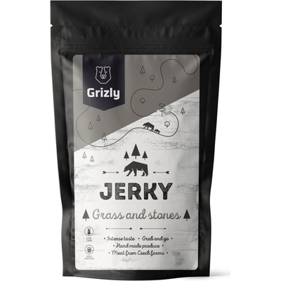 GRIZLY Sušené mäso tráva a kamene 125 g
