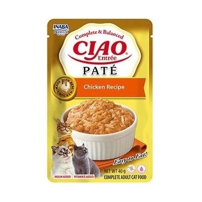 INABA cat ciao entrÉe pate chicken - пилешко 40 г