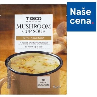 Tesco Instantní houbová polévka s krutony 15 g