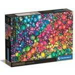 Clementoni Puzzles 1000 Compact Colorboom Marbles