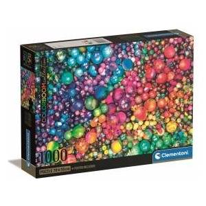 Clementoni Puzzles 1000 Compact Colorboom Marbles