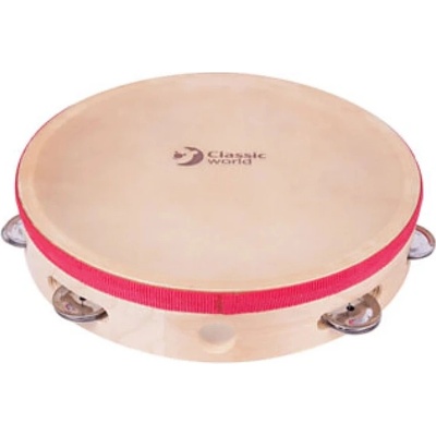 Classic World Детска дървенa тамбурина Classic World - 25 cm (CWE40514)
