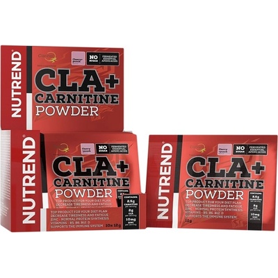 Nutrend CLA + Carnitine Powder [10 x 12 грама] Череша