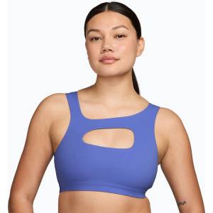 Nike Спортен сутиен Nike Zenvy Light-Support Lightly Lined sapphire/white