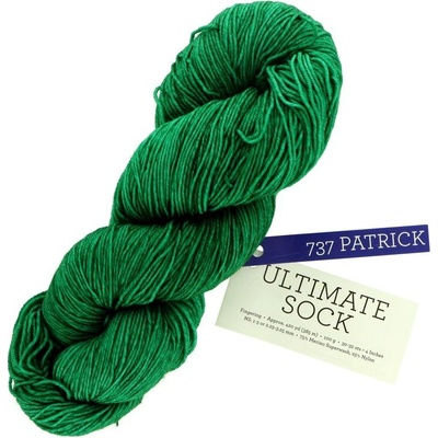 Malabrigo Ultimate Sock Patrick 737 zelená