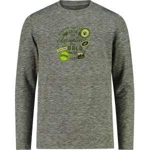 CMP Детска спортна тениска CMP Kid's T-Shirt 36N2884 Longsleeve - Olive Melange - размер 116 (EU) (704-6230-0314)