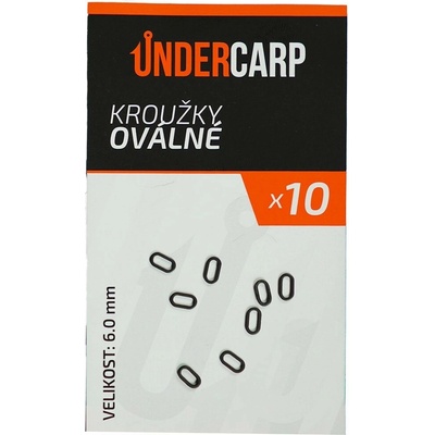 Krúžky UnderCarp oválne 6,0mm