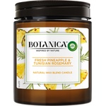  Airwick Botanica Fresh Pineapple & Tunisian Rosemary Natural Wax Blend Candle 205g