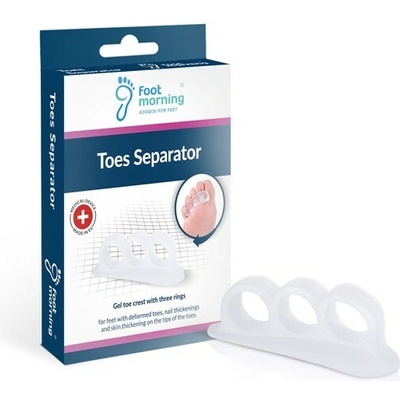 Toes Separator Gélový separátor pod prsty na chodidlo ľavá