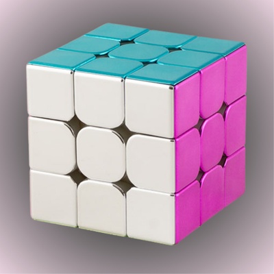 Speedcube CYCLONE BOYS Magnetic V2 3x3 56mm Metallic Pastell