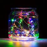  Декоративна лента с батерии 30 Micro LED 3м. , многоцветна