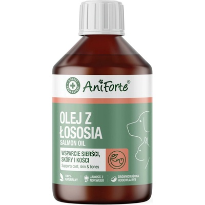 Aniforte Salmon oil doplňky stravy pro psy a kočky 250 ml