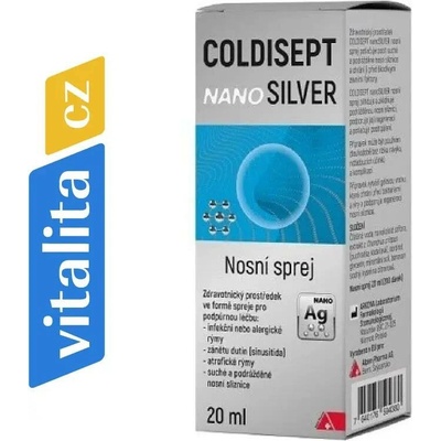 Coldisept nanoSilver nosní sprej 20 ml – Zboží Dáma