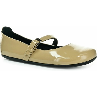 Aylla Shoes Taupe krémové baleríny