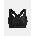 Under Armour Women's Crossback Mid Print Bra-BLK Under Armour | Cheren | ЖЕНИ | XS