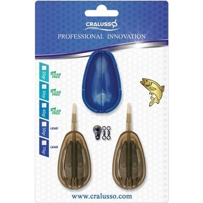 Cralusso krmítko Method Sensitive 2+1 Sada 70g