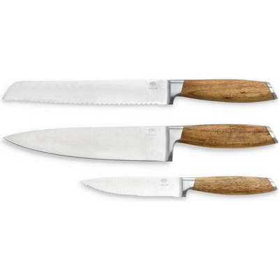 Holm Комплект ножове от неръждаема стомана 3 бр. - Holm (36823)