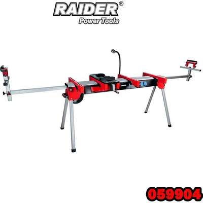 Raider Стойка за настолни машини 2800x820 мм, RAIDER 059904, с LED осветление (059904)