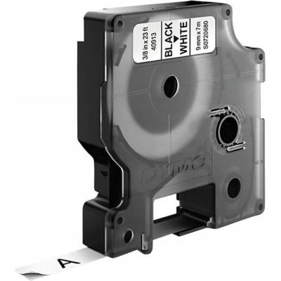 Dymo 40913 černý tisk/bílý podklad, 7m, 9mm