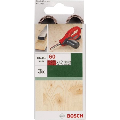 Bosch Accessories 2609256238 brúsny pás Zrnitosť 60 (d x š) 455 mm x 13 mm 3 ks