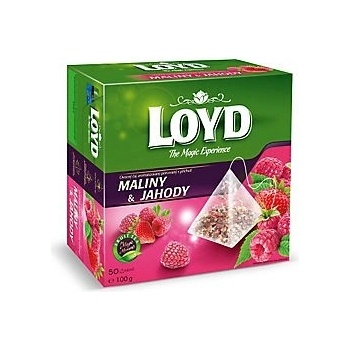 Loyd pyramids maliny jahody ovocný čaj 50 x 2 g