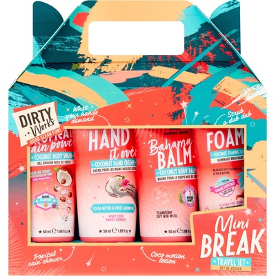 Dirty Works Подаръчен комплект Mini Break, 4 части