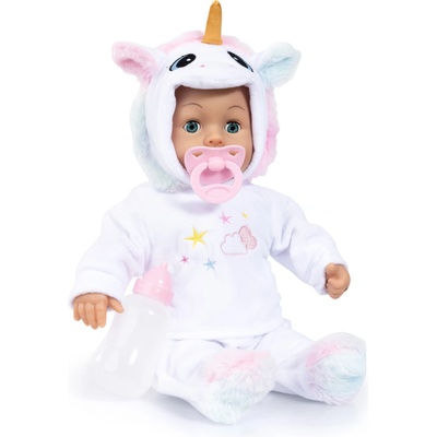 Bayer Design Bábätko First Words Baby 38 cm jednorožec