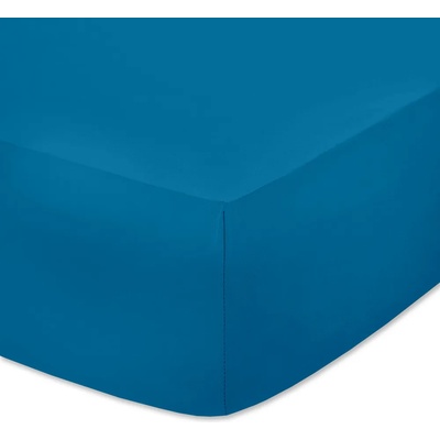 Здрав чаршаф с ластик трико - тюркоаз