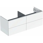Geberit Стенен шкаф Geberit One, лъскаво бял, 135 см, с 4 чекмеджета (505.266.00.1)