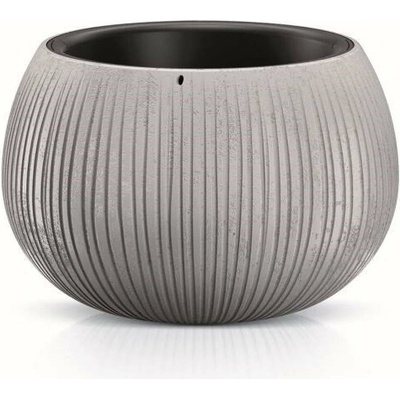 PROSPERPLAST Plastové kvetináče Beton Bowl sivá 29 cm
