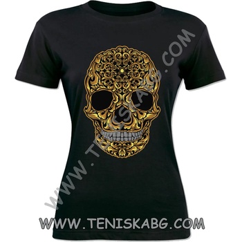 Image 1 of Fruit of the Loom Тениска - Златен череп